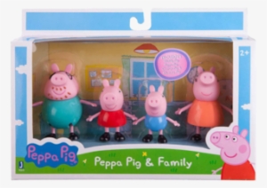 Peppa Pig Family 4 Pack - Peppa Pig Peppa & Friends Family Pack