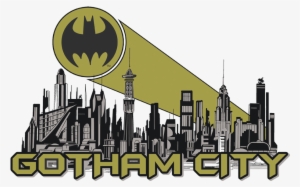 Batman Gotham Skyline Pullover Hoodie - Batman
