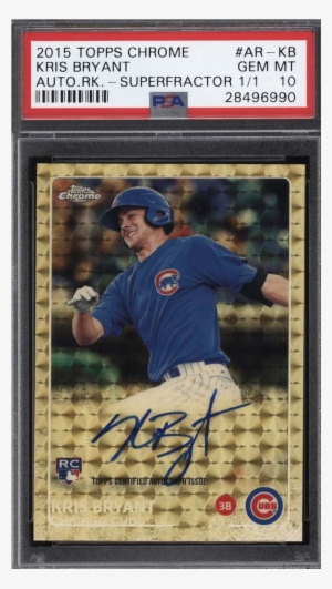Screen Shot 2018 08 20 At - 2015 Topps Chrome Refractor Kris Bryant Cubs Rc Rookie