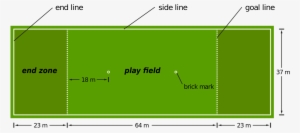 Players Cannot Run With The Disc - Ultimate Frisbee Playing Field