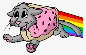 Dog Dog Like Mammal Mammal Cartoon Clip Art Art - Png Meme Nyan Cat