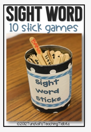 Sight Word Sticks Games - Sight Word