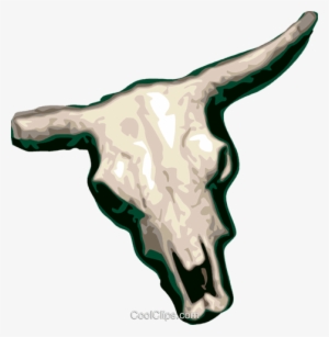 Cow Skull Royalty Free Vector Clip Art Illustration - Clip Art
