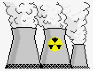 Nuclear Power Plant - Nuclear Reactor Pixel Art