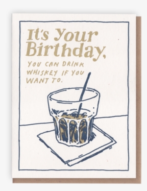 Huckleberry Letterpress Co - Happy Birthday Whiskey Lover