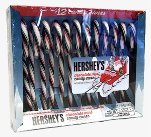 Hershey's Chocolate Mint Candy Canes - Hersheys Candy Canes, Chocolate Mint - 12 Candy Canes,