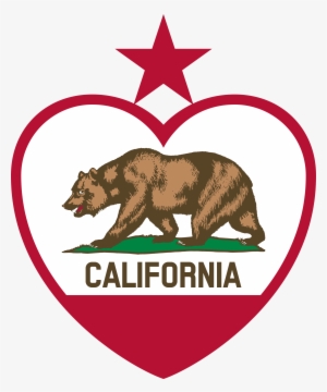 This Free Icons Png Design Of California Flag Heart