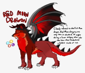 Red Moon Dragon - Moon Dragons Dragons World