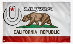 California Flag For Festival