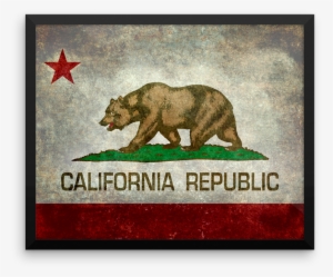 Wall Art / California State Flag - State Flag Of California