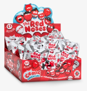 Perfect For Selling At Work, Order Boxes Of 40 Red - Red Nose Day Blind Bag
