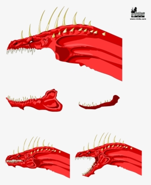 Dragon Sprite Parts - Dragon Head Sprite Sheet