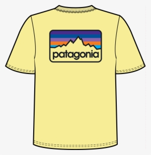 Mens Patagonia Line Logo Tee
