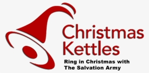 Christmas Kettles And Salvation Army Png Logo - Salvation Army Bell Ringing Logo