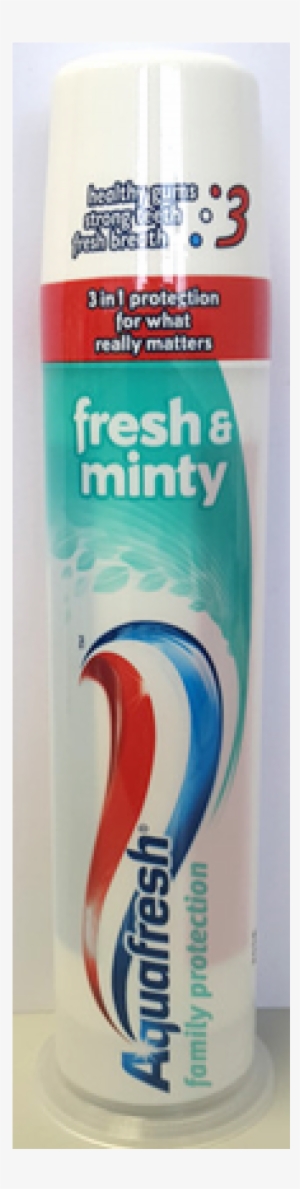 aquafresh pump fresh & minty toothpaste 100ml - aquafresh fresh and minty 100ml