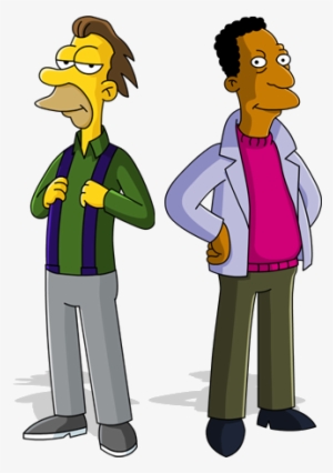 Lenny's Downfall Carl's Rise Up The Ladder True Bromance - Simpsons Lenny And Carl