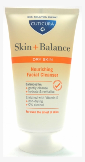 cuticura nourishing facial cleanser dry skin 150ml - cuticura skin + balance nourishing facial cleanser