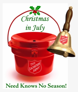 The Salvation Army Christmas In July Red Kettle Campaign - Salvation Army Red Kettle