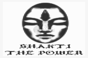 Abstract Divine Lady Shakti The Power Halftone - Poster
