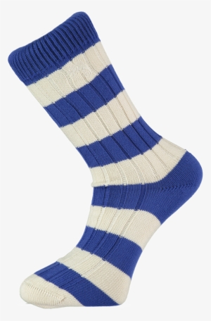 Blue And White Striped Socks - Cotton Striped Socks Mens