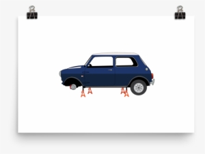 Illustrated Print - Fiat 126