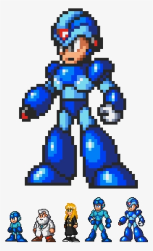 Image Result For Megaman X 32 Bits Sprites 32 Bit, - 8 Bit Megaman X