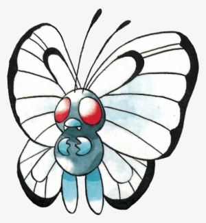#butterfree From The Official Artwork Set For #pokemon - Butterfree Gen 1 Art