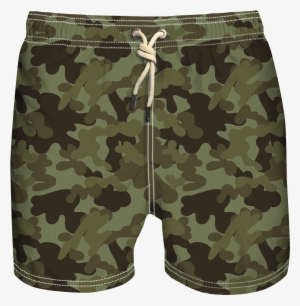 Green Camo V=1534225985 - Bermuda Shorts