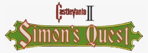 Castlevania 2 Logo - Castlevania Simon's Quest Png