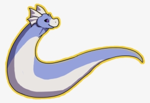 Violet The Dratini She's Part Of The Betsumon Group - Cartoon