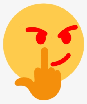 Yellow Orange Smile Emoticon - Transparent Fuck Emojis