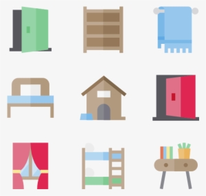 35 Bed Icon Packs - Furniture