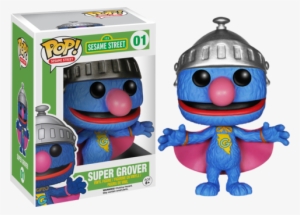 Sesame Street Funko Pop Super Grover - Sesame Street Funko Pop