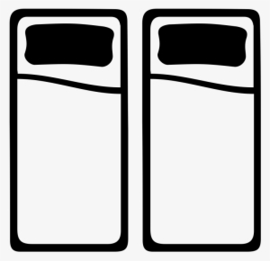 Two Twin Beds - Mobile Phone Case