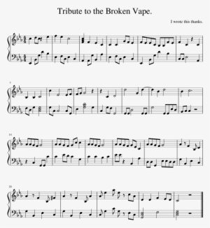 Tribute To The Broken Vape - Office Us Theme Piano
