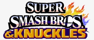 Super Smashbres Sknuckles Super Smash Bros - Super Smash Bros Png