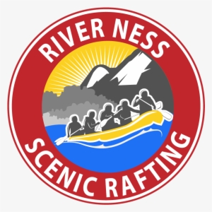 Cropped River Ness Scenic Raft Logo Option Dark Blue - Chicano