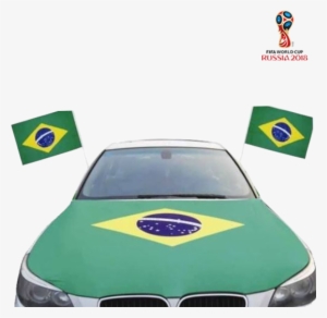 Kit Bandeira Do Brasil Para Carro Capô E Janelas - Car
