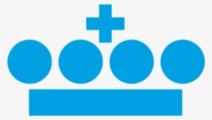 Open - Company Logo Blue Crown