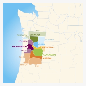 Community Benefit Northwest Service Area Map - Kaiser Permanente Nw Region Map