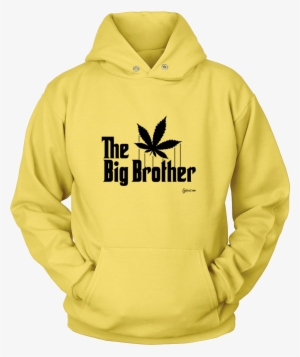 The Big Brother Cannabis Leaf - Dog Hair Is My Glitter Sweatshirt Hoodie