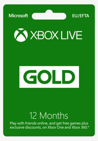 Xbox Live Gold 12mo - Xbox 360