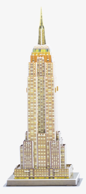 Pusle Sammen En Klassisk Amerikansk Bygning - Empire State Building