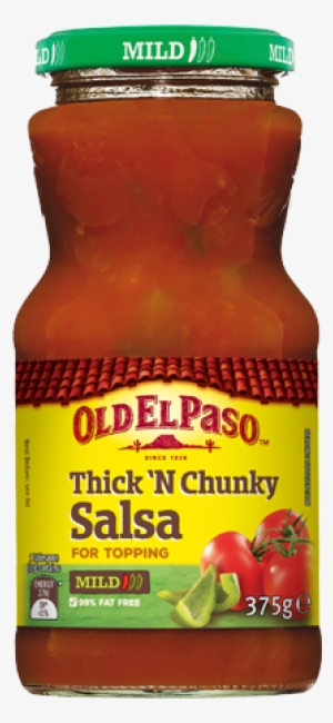 Mild Thick & Chunky Salsa - Old El Paso Chunky Salsa Dip Mild 312gms