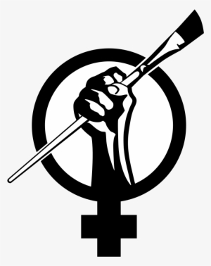 Feminist Artists Jpg Transparent Download - Female Feminist Symbol Fist Cotton Canvas Tote