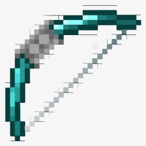 Minecraft Bow Png - Minecraft Diamond Bow And Arrow