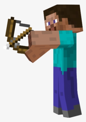 Image Wcvrjix Png World - Minecraft Steve With Bow