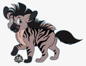 Striped Hyena Pup By Miss - Hyena Pup Drawing