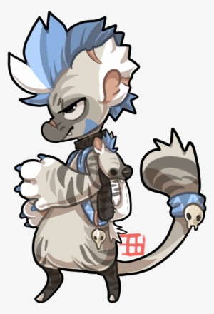 Striped Hyena By Griffsnuff - Chibi Hyena