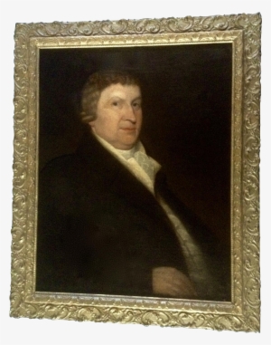 18th Century Colonial Judge American Portrait Antique - Oil Painting